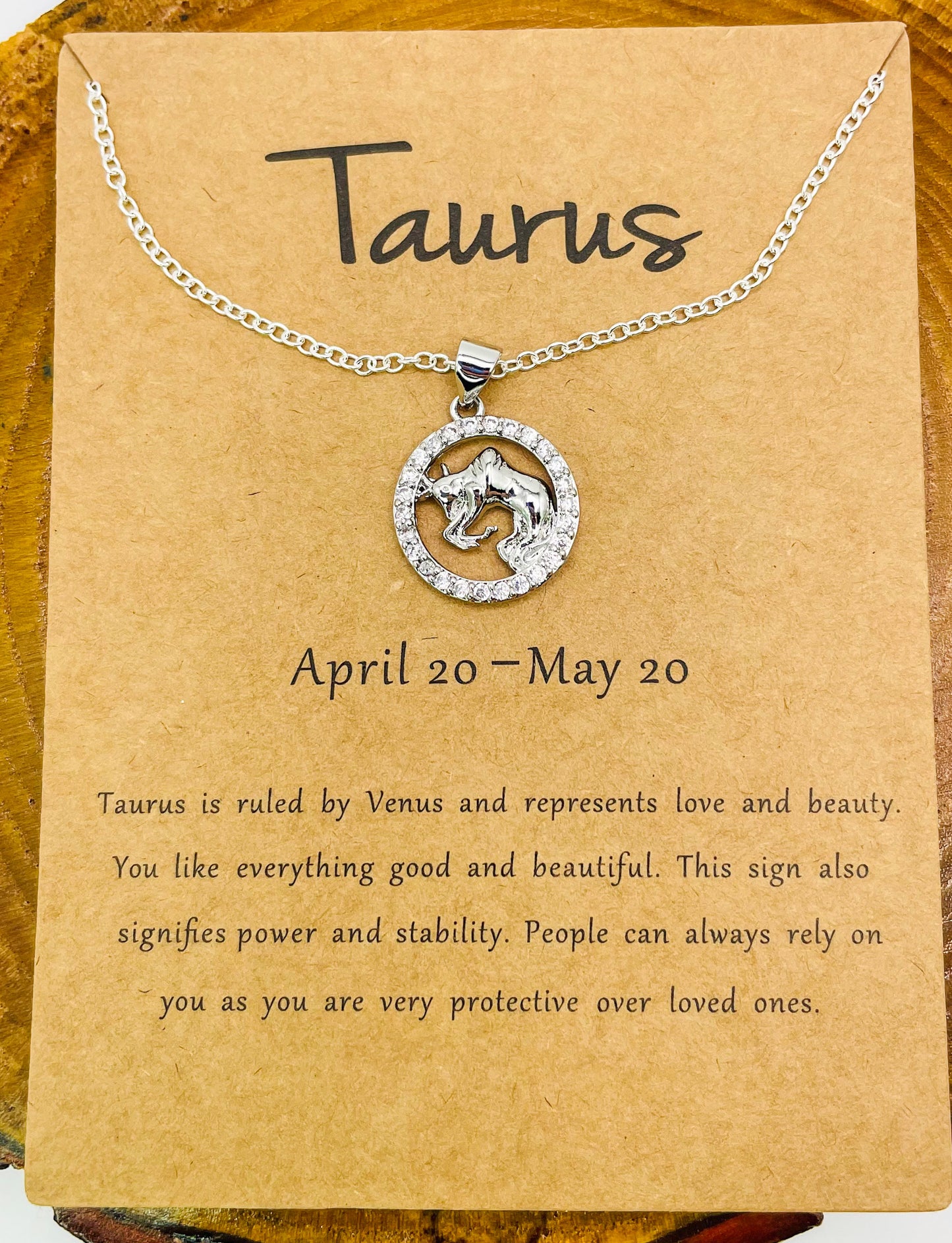 Zodiac Sign Bling Necklaces- S925 Sterling Silver or 14k Gold Overlay