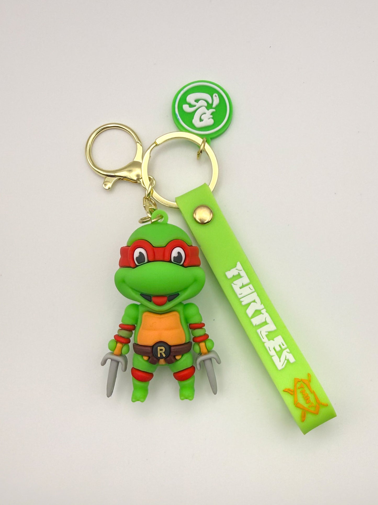 Ninja Turtles Silicone Character Keychains
