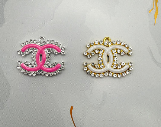 High Quality Bling CC Designer Pendant Charm