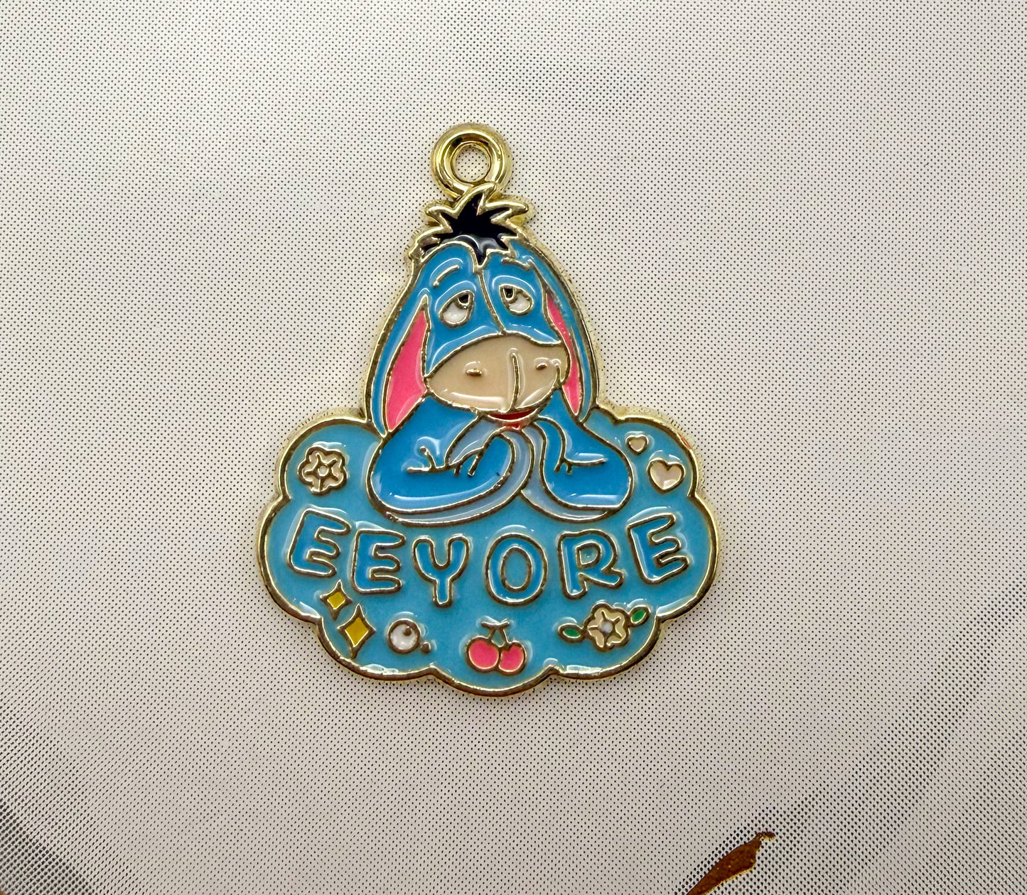 Winnie The Pooh’s Tigger & Eeryoe Gold Metal DIY Charms