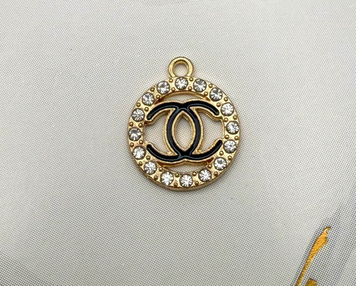 CC Round Metal DIY Charms