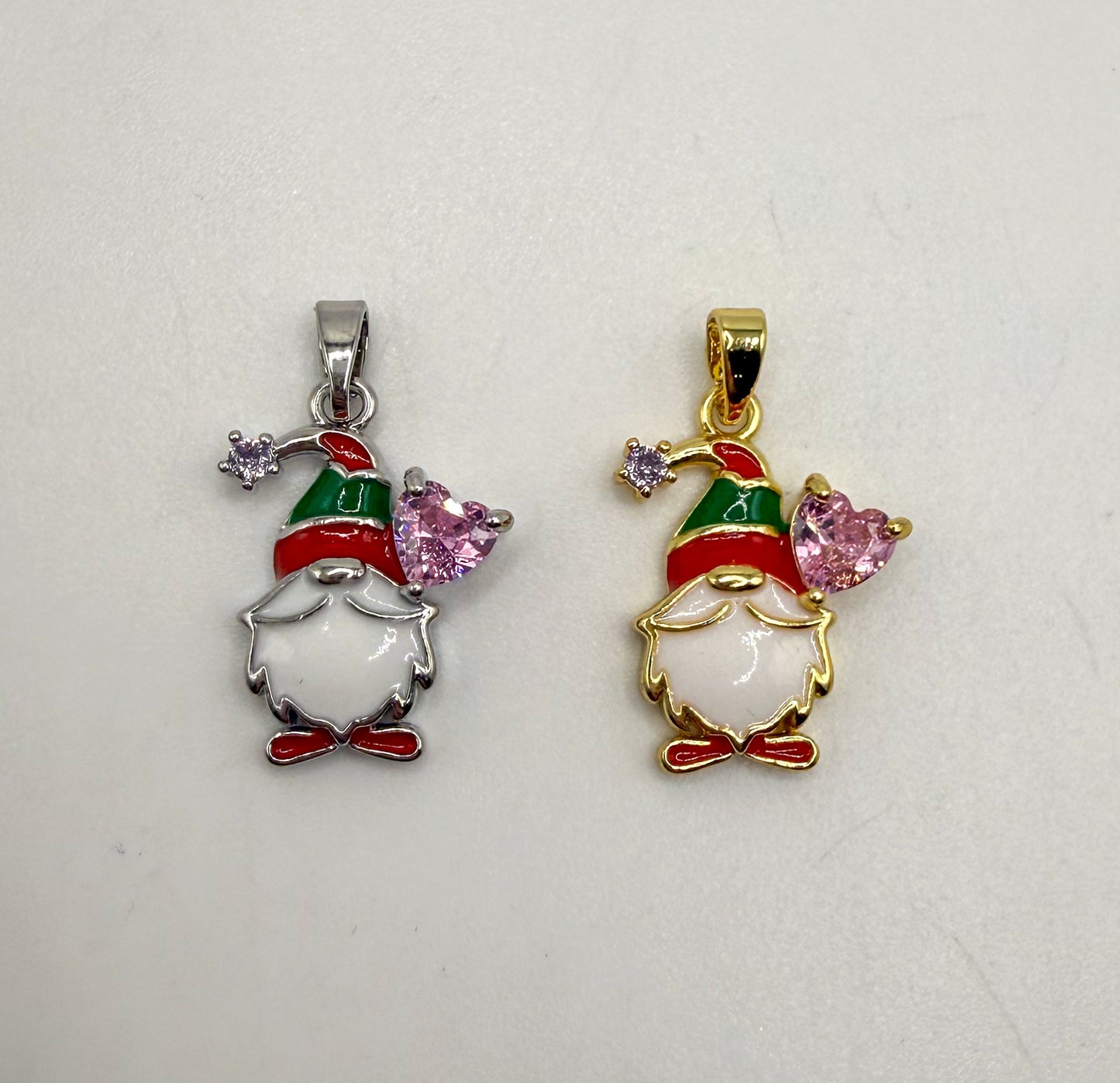 Christmas Gnome Holiday Pendants