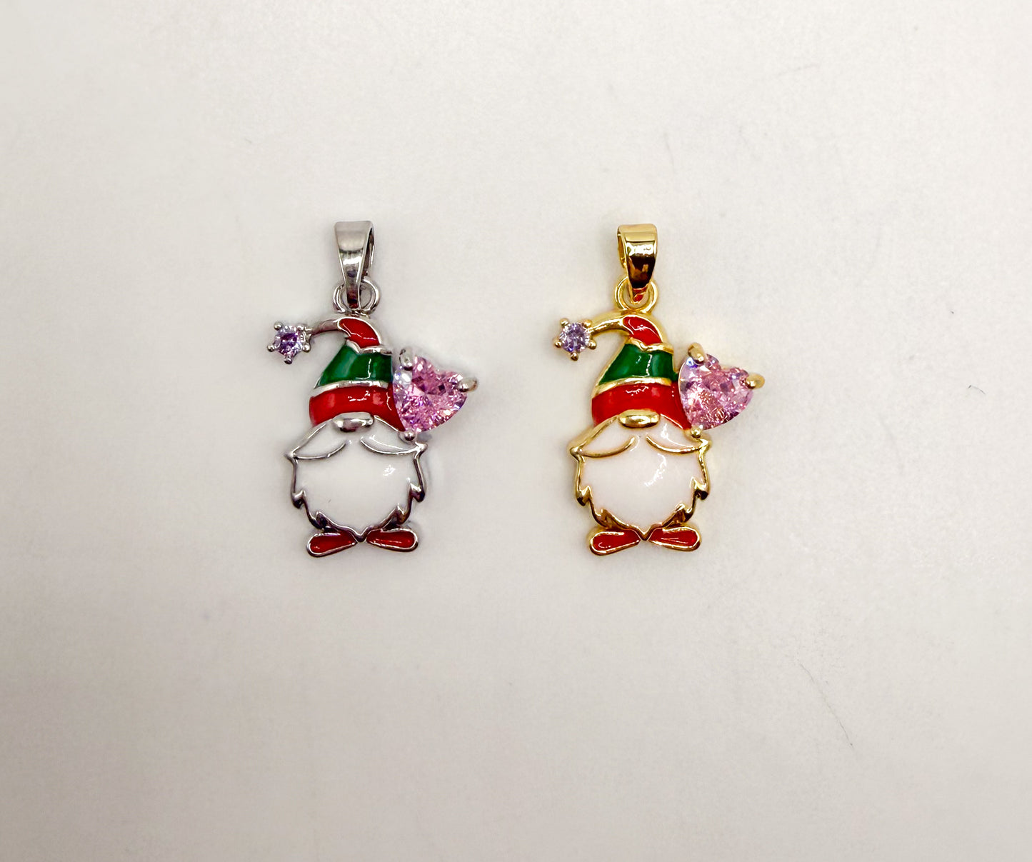 Christmas Gnome Holiday Pendants
