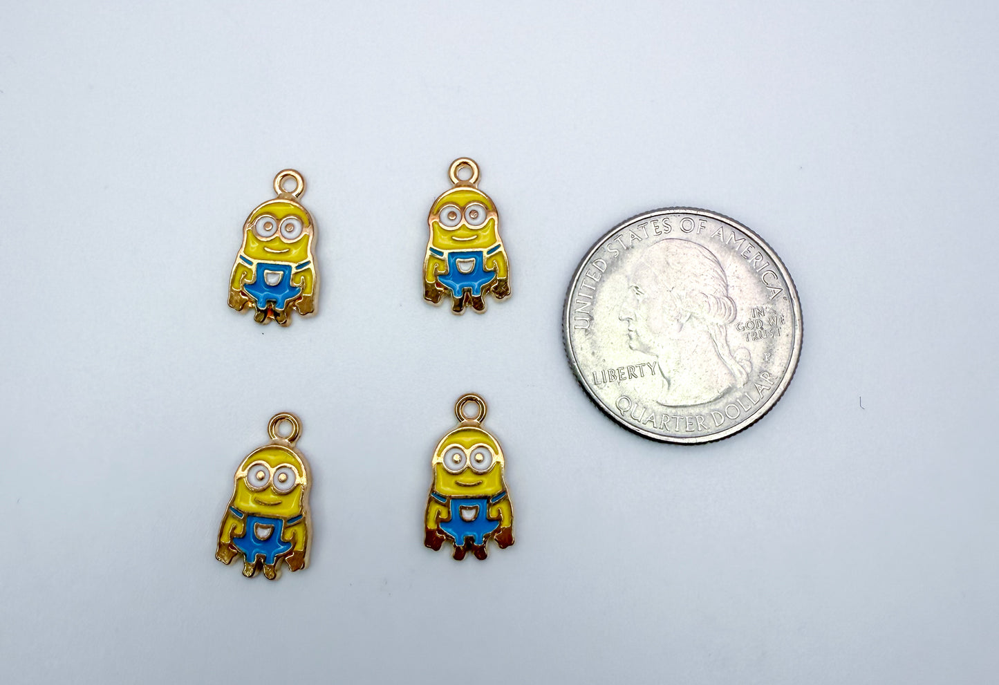 Gold Minion Charms