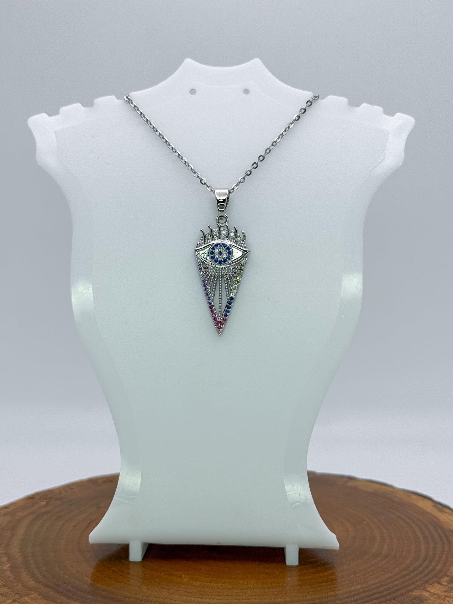 Arrows of Evil Eye Necklace