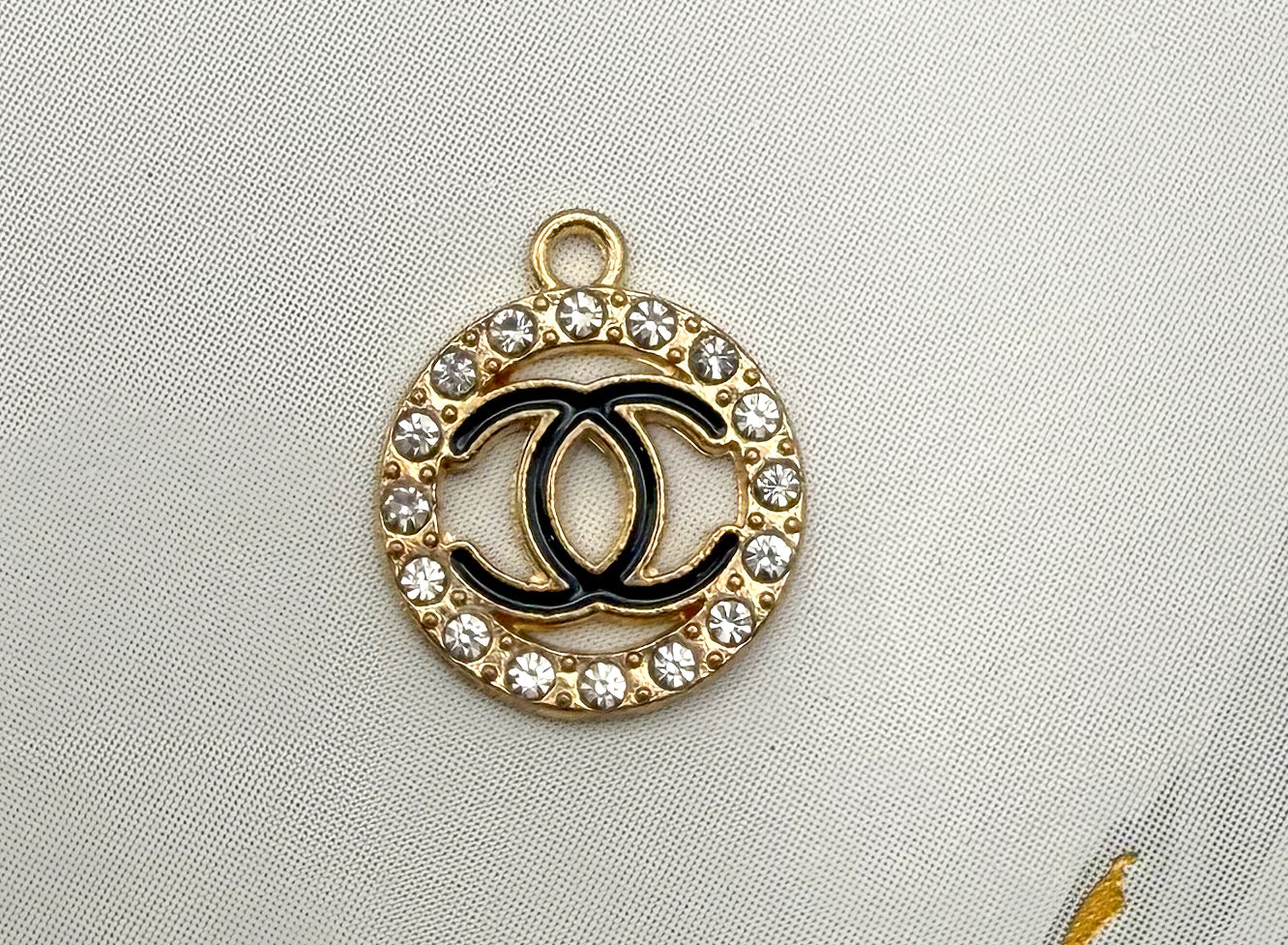 CC Round Metal DIY Charms