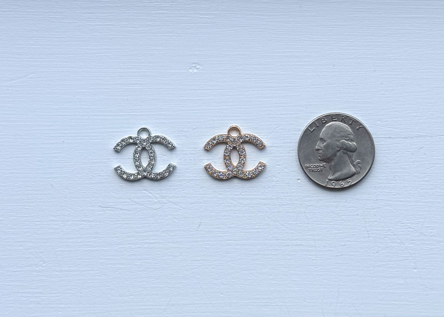 CC Bling Silver & Gold DIY Charms