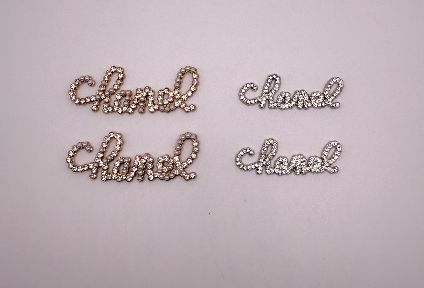 Bling CC Name Plate Metal DIY Charms