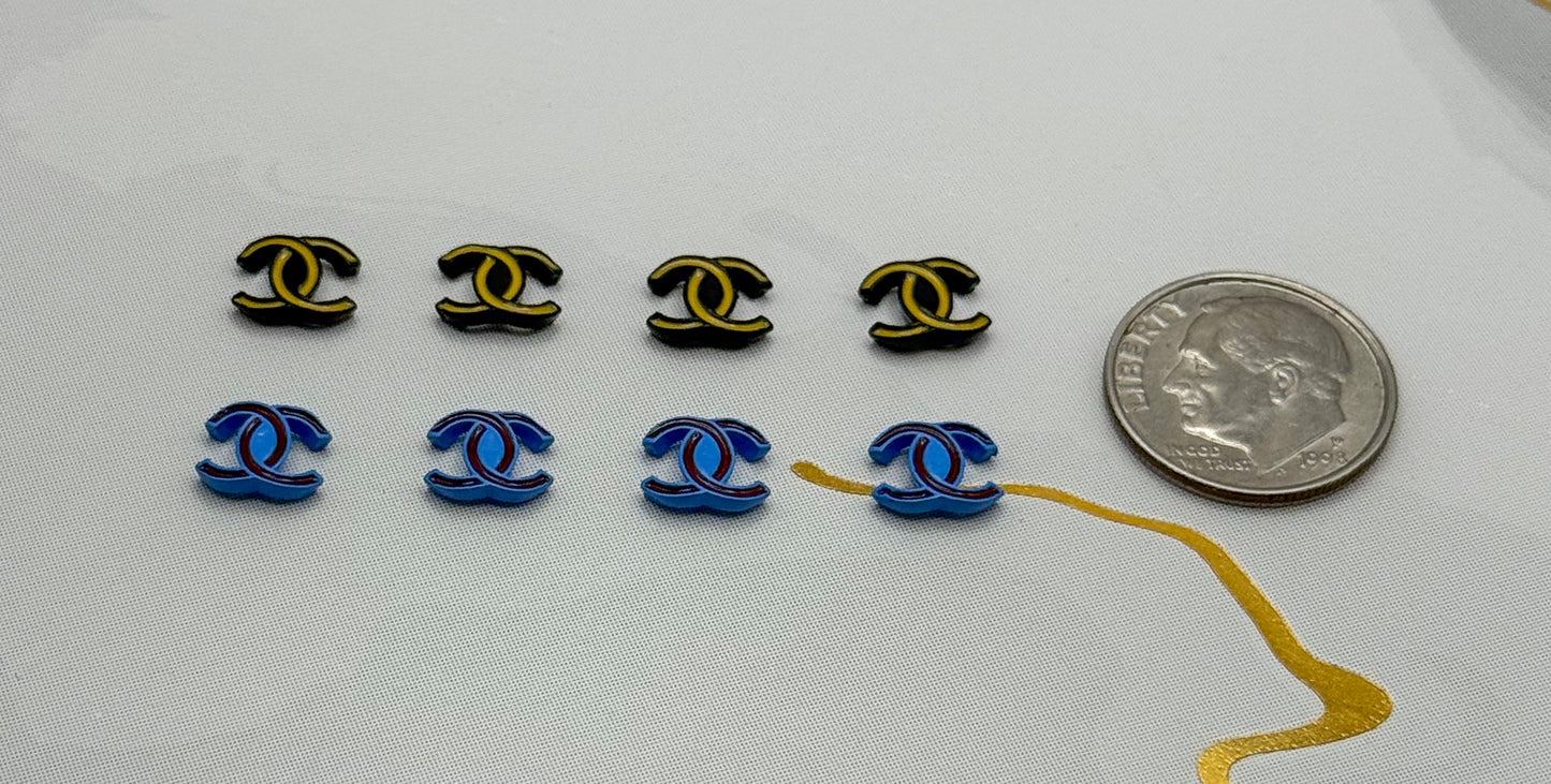 CC Colorful Mini DIY Metal Nail Charms