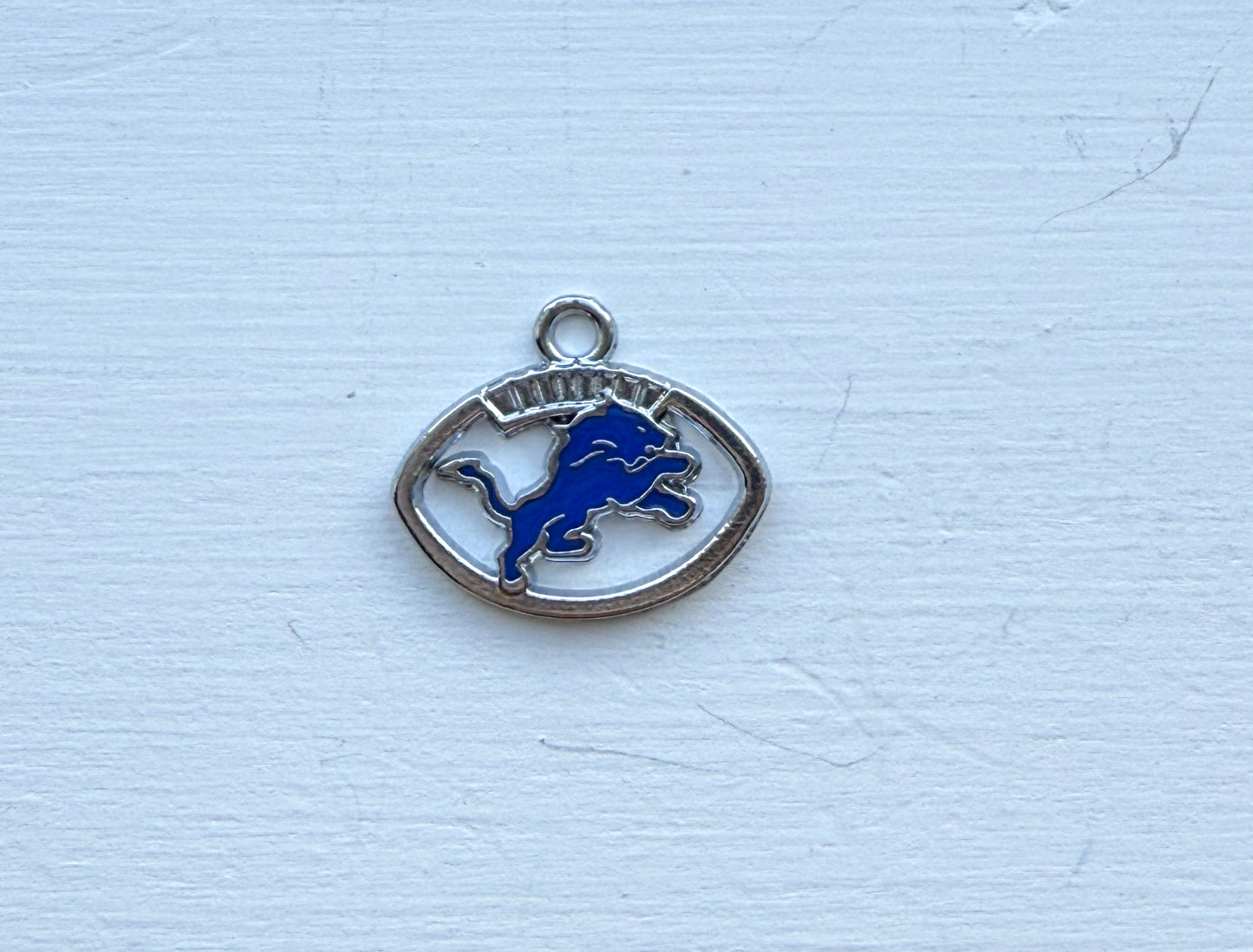 Silver Football DIY Charms