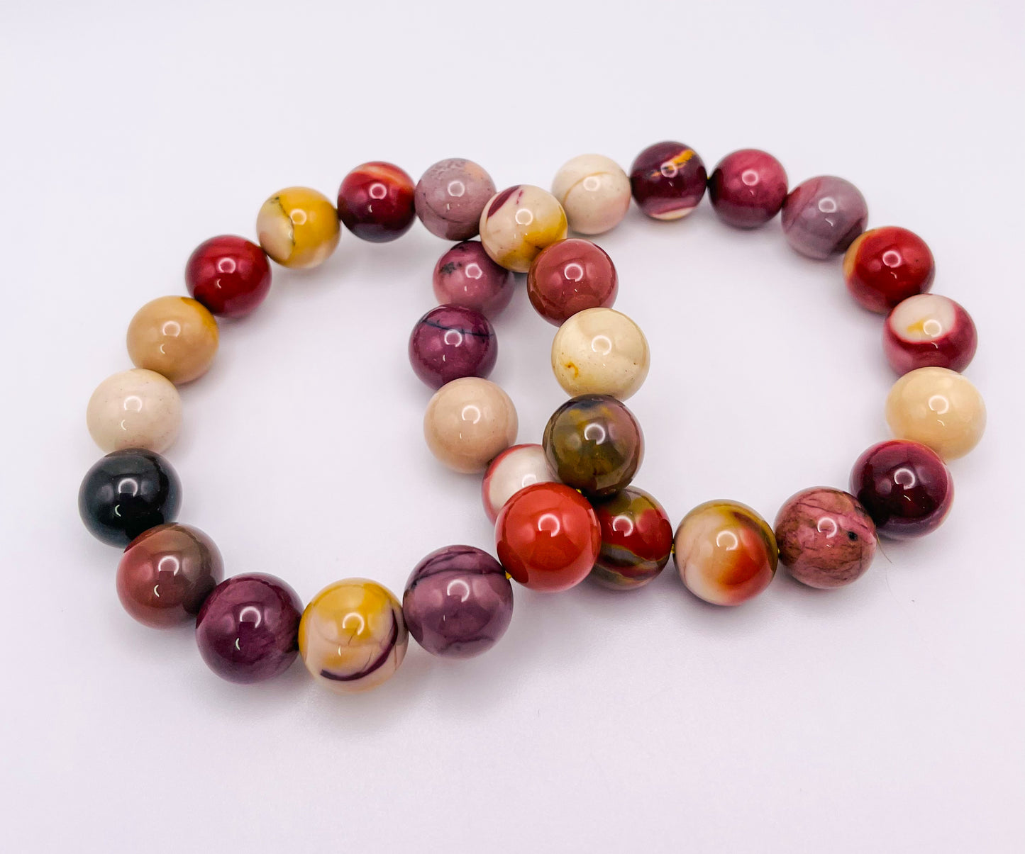 Natural Mookaite Jasper Bracelet