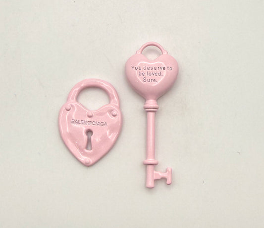 Balenc❤️iaga Lock N Key DIY Charm set