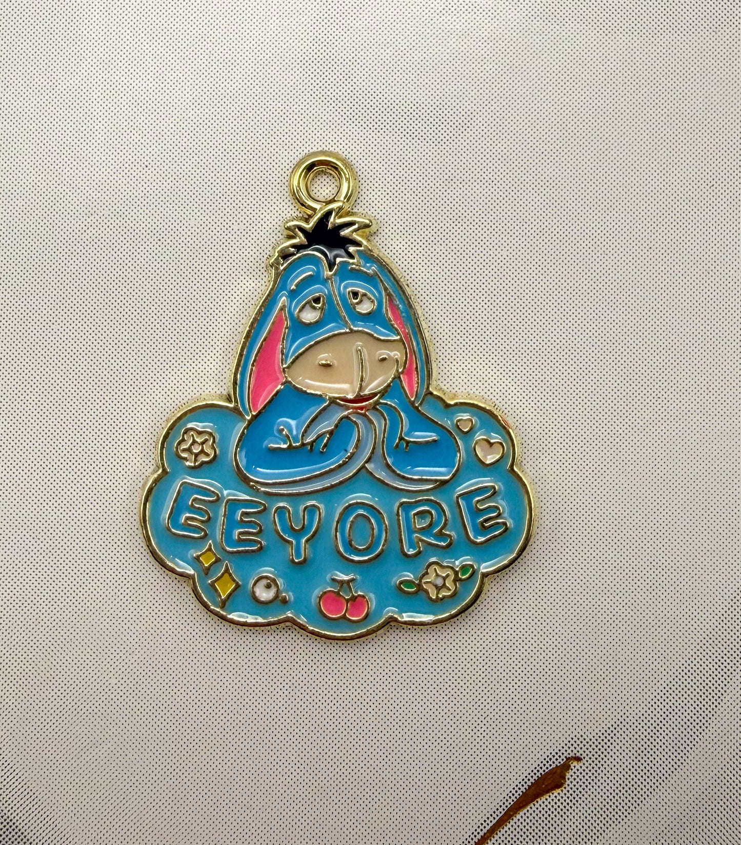 Winnie The Pooh’s Tigger & Eeryoe Gold Metal DIY Charms