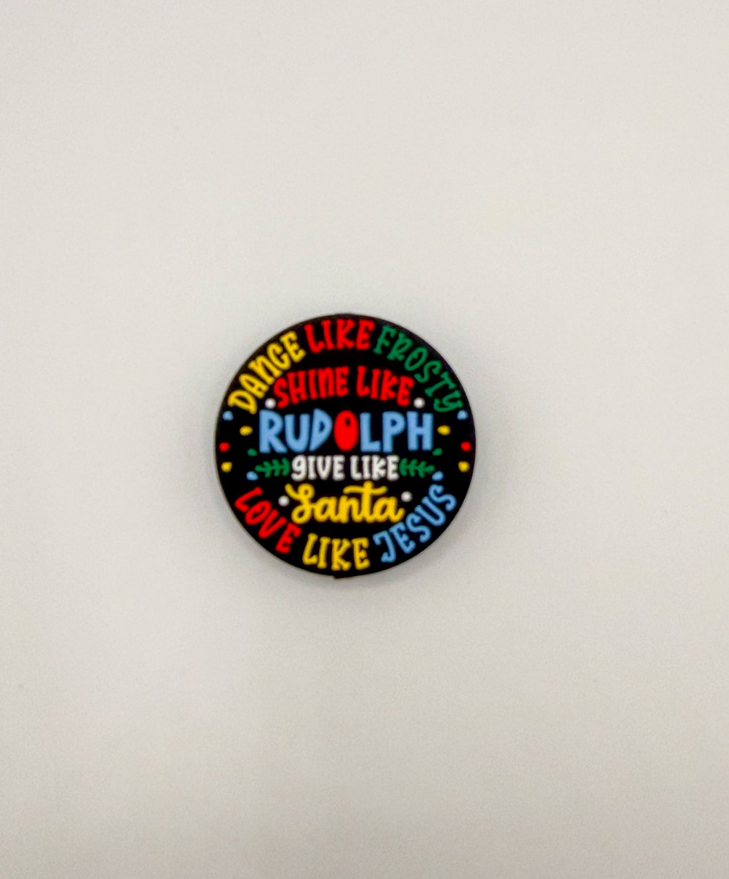 Rudolph Christmas Silicone DIY Pen Focal Bead