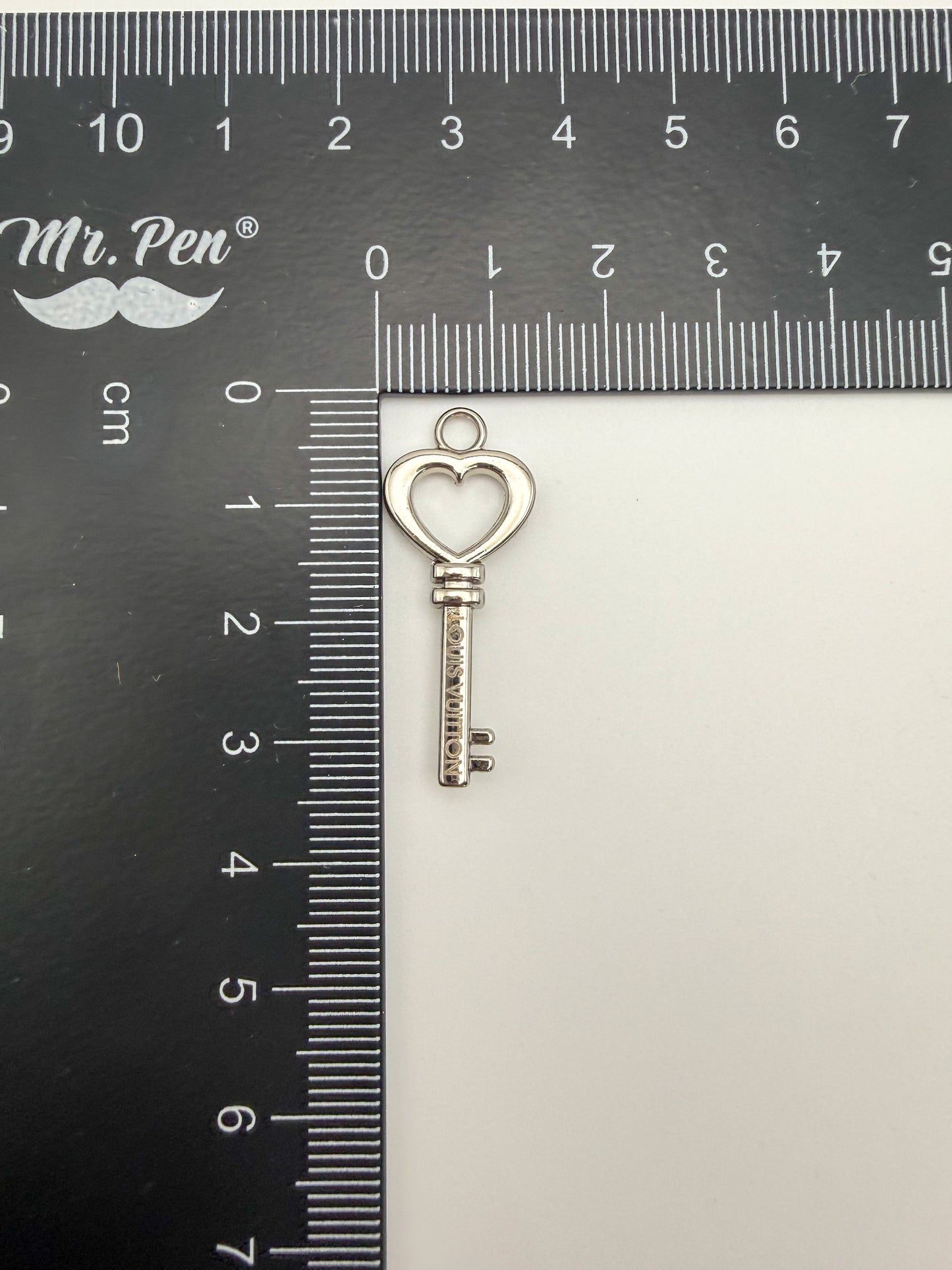 High Quality LV Inspired Lock N Key, Heart Colorful Metal Charm sets