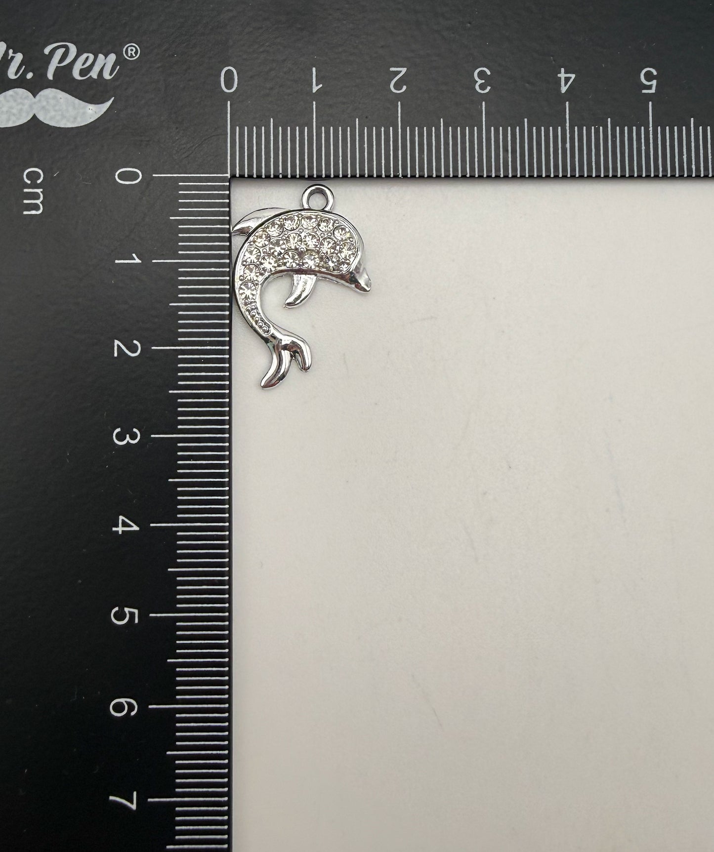 Gold Sparkly Dolphin DIY Charms