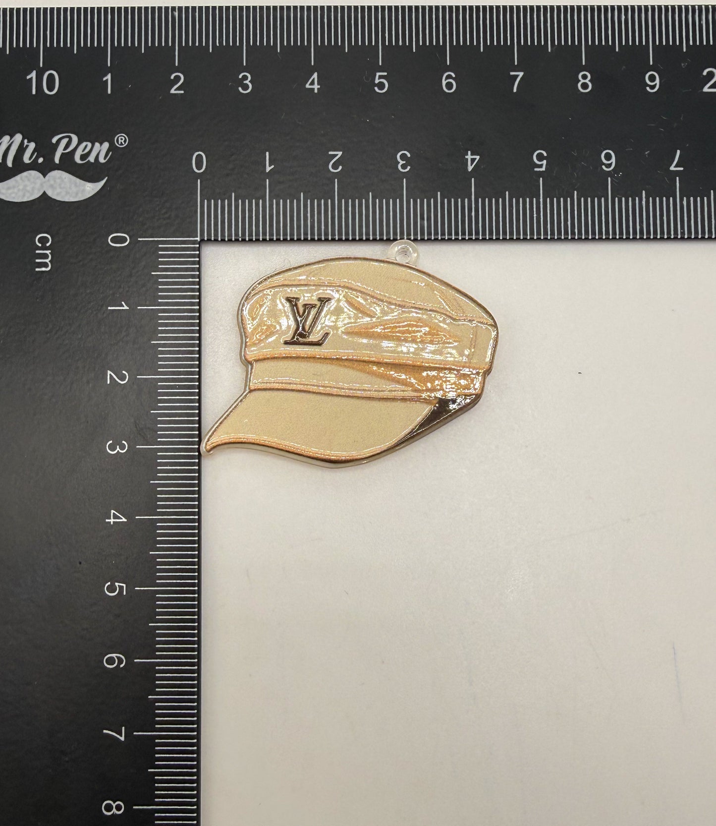 CC & LV Designer Acrylic Hat DIY Keychain Charm Accessories