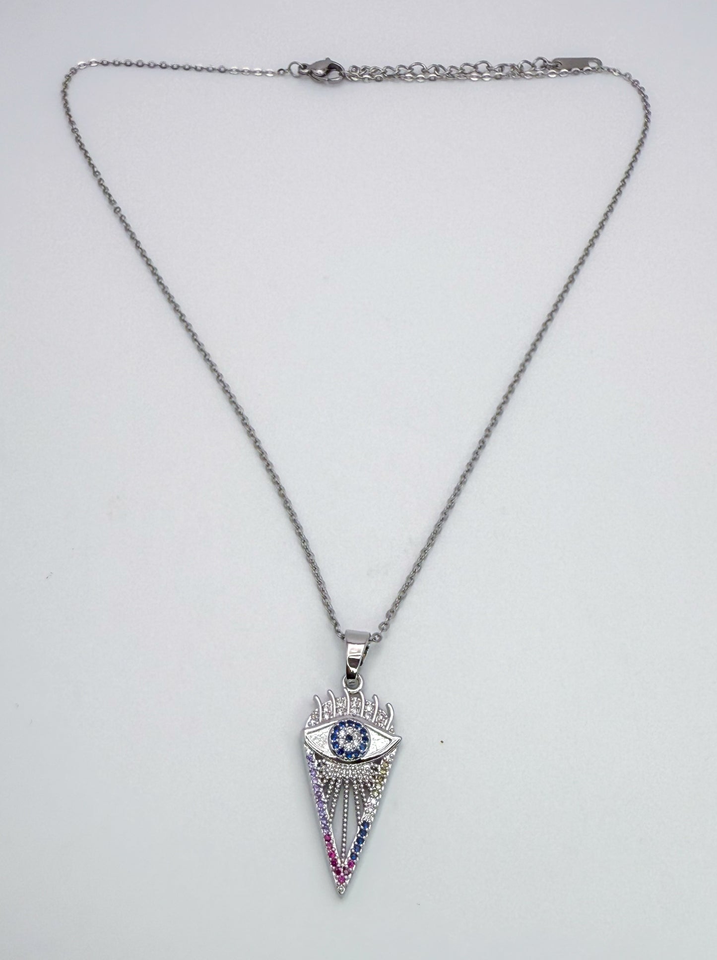 Arrows of Evil Eye Necklace