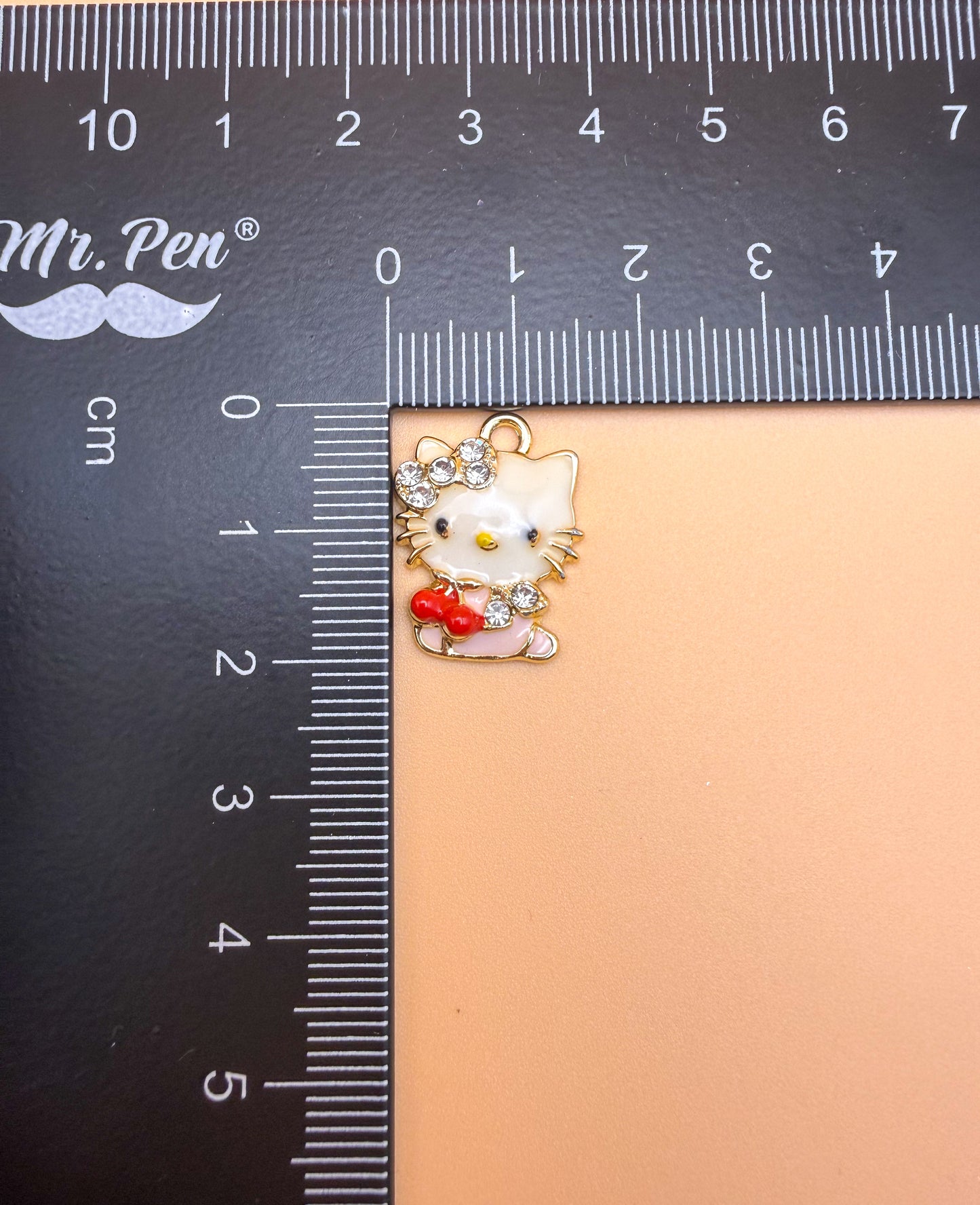 Variety of Gold & Silver Hello Kitty Metal Charms