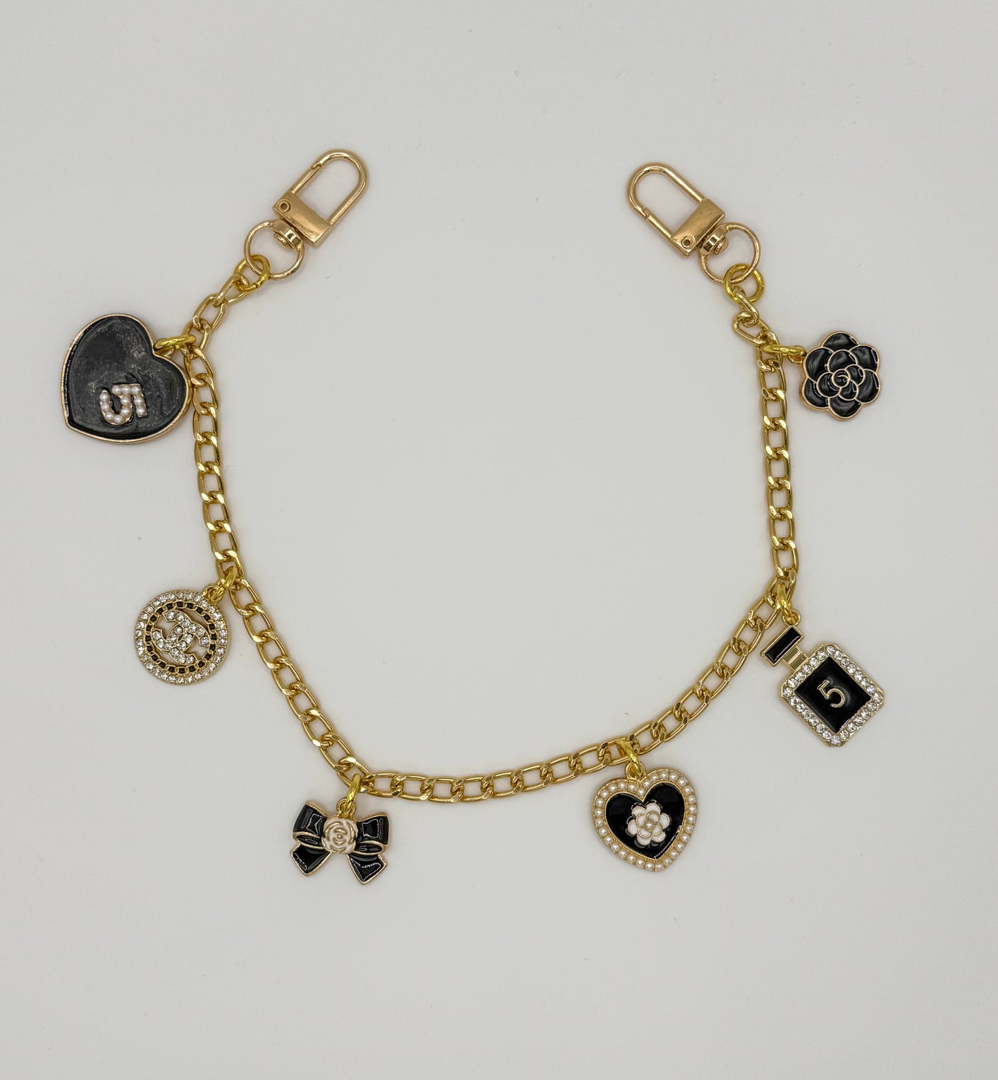 Gold & Silver Hand Bag Charm Chains