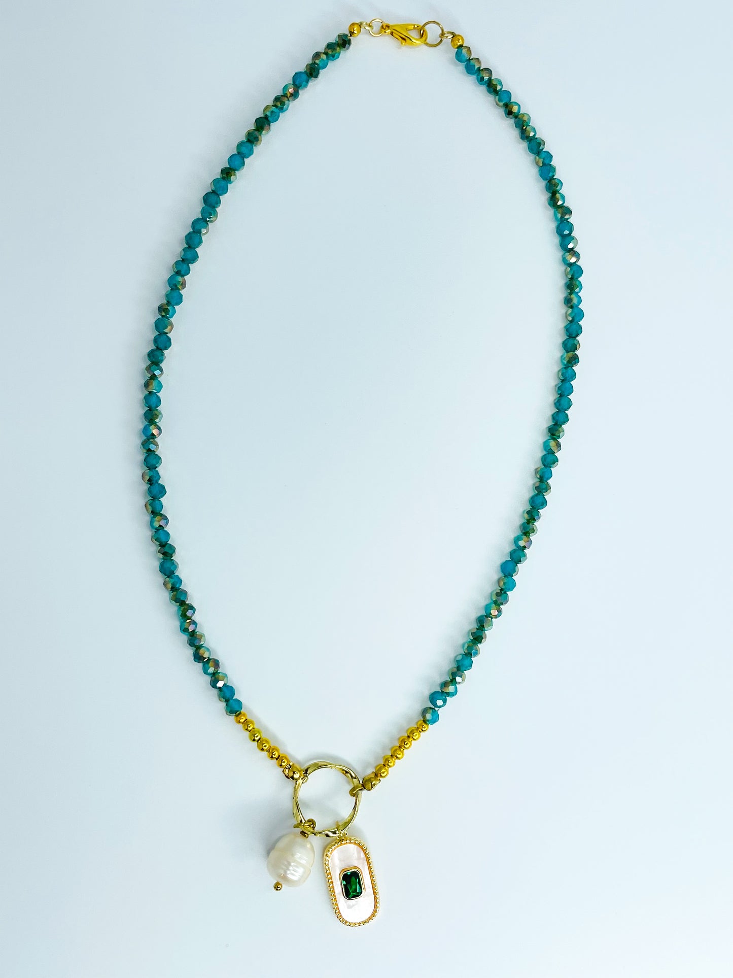 Gems of the Blue Sea Necklace