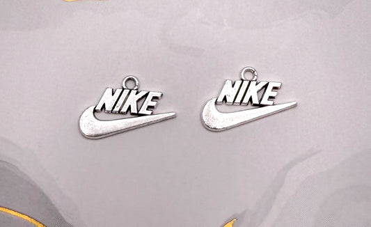 NEW Silver Nike DIY Metal Charms