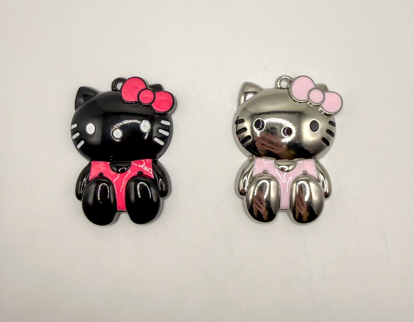 Metal Hello Kitty DIY Keychain Pendant Accessories