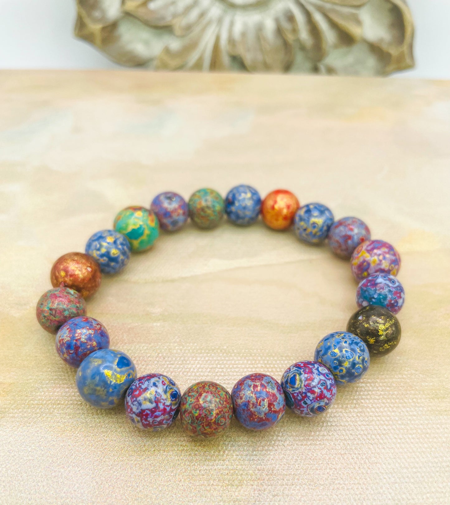 HandCrafted Daji Lacquer Beaded Bracelets