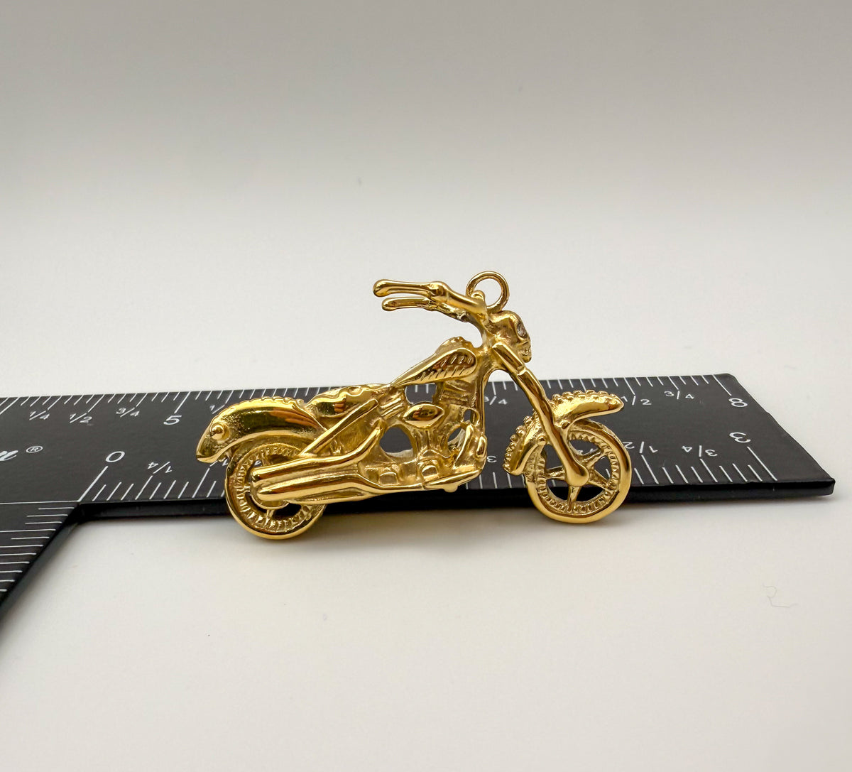 Stainless Steel Motorcycle DIY Charm Pendant