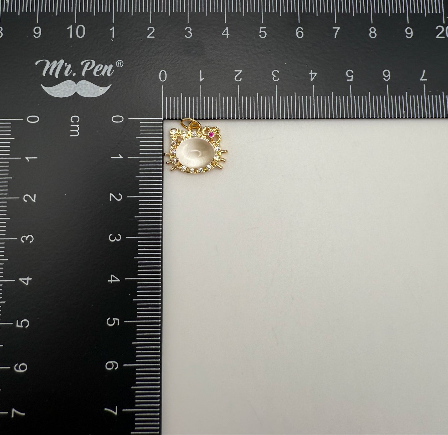 HK Kitty Head DIY Metal Charms