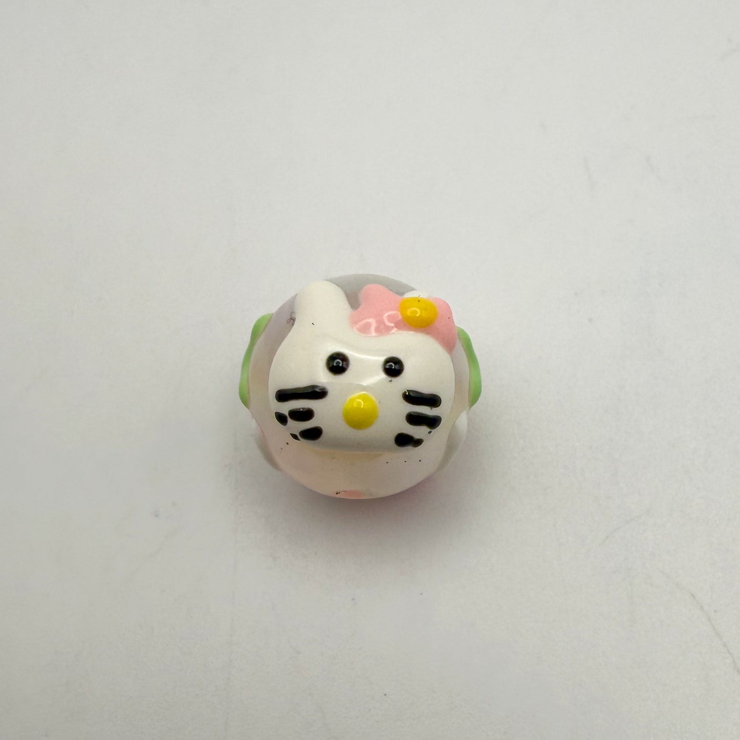 Handpainted Hello Kitty Acrylic DIY Pen Focal Beads