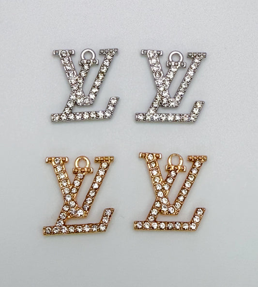 LV Bling DIY Charms- Bracelet Charms, DIY Jewelry, DIY Designer Jewelry