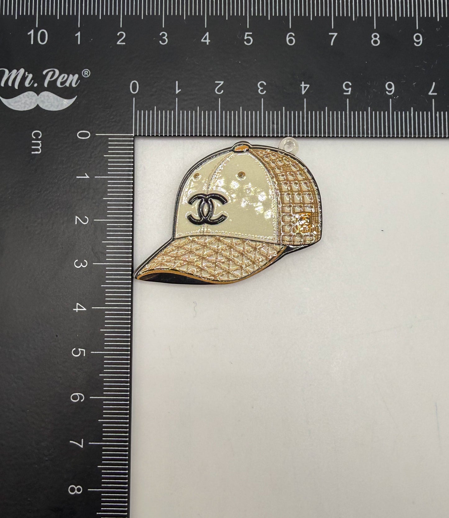 CC & LV Designer Acrylic Hat DIY Keychain Charm Accessories