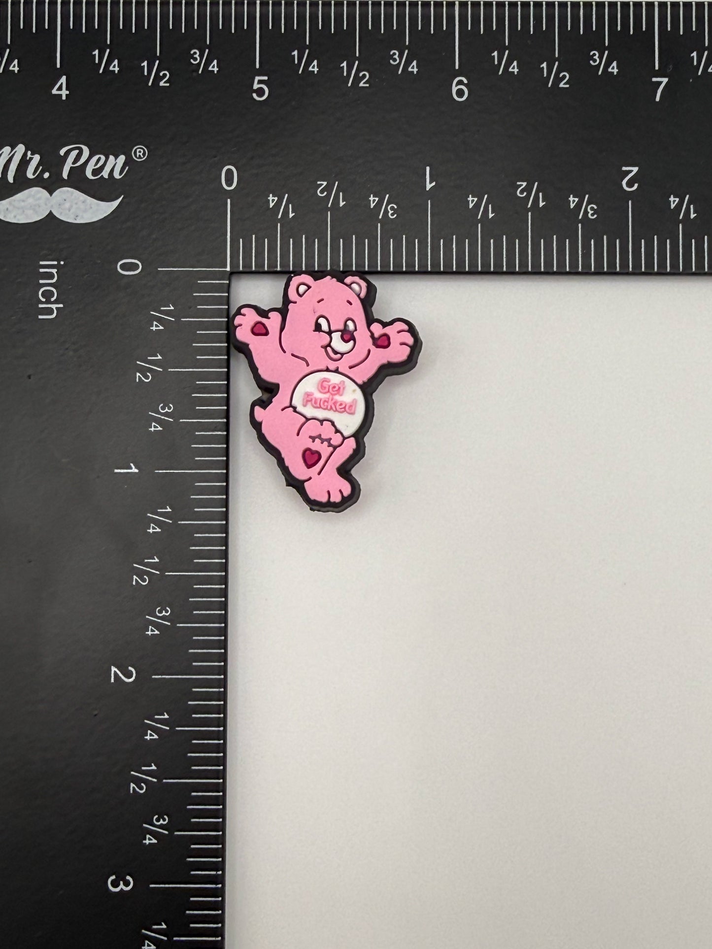 Naughty Care Bear Silicone DIY Focal Pen Charm Beads