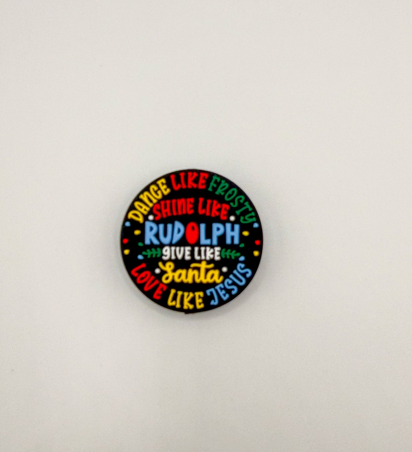 Rudolph Christmas Silicone DIY Pen Focal Bead