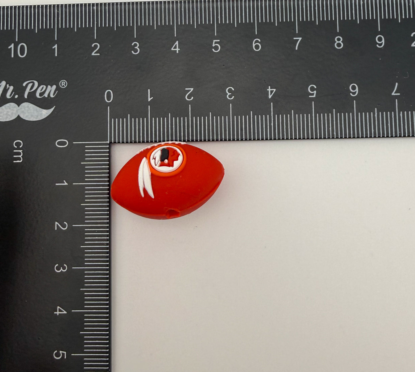 NFL’s Patriots & Chiefs Silicone Football DIY Pen Focal Beads