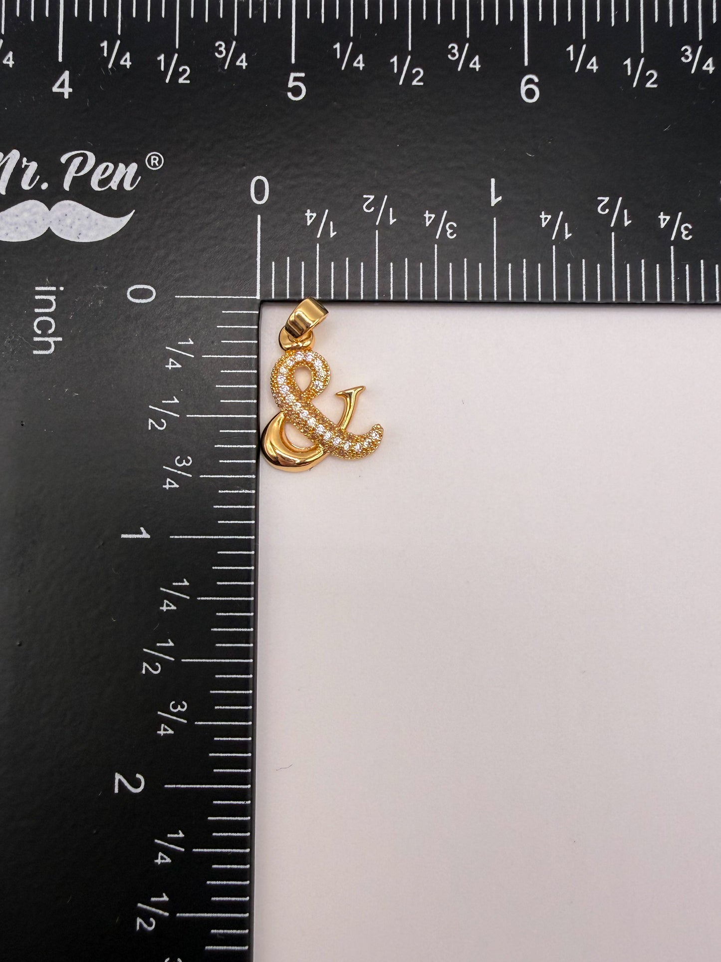Gold & Symbol Charm Pendant