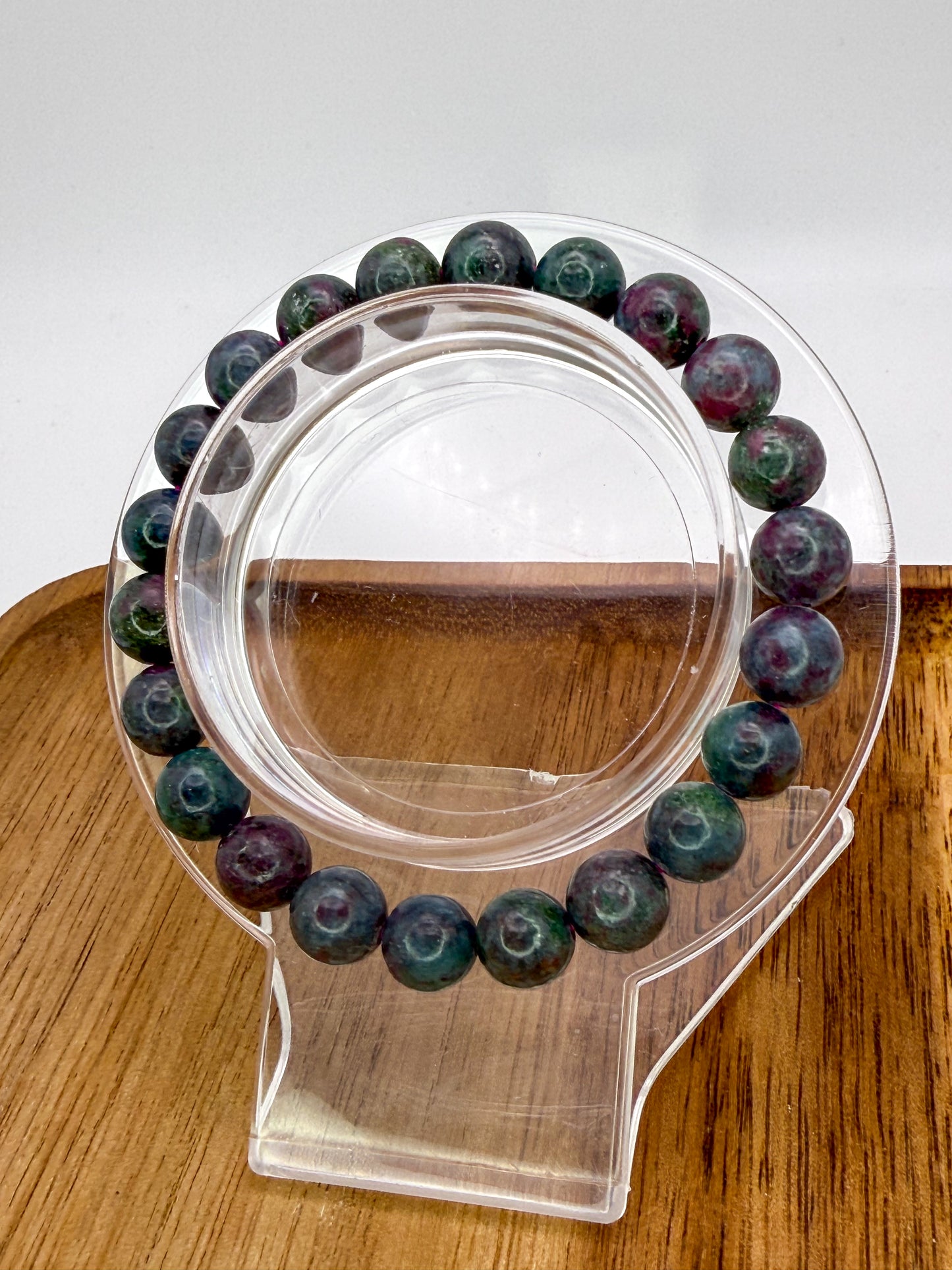 Natural Ruby Kyanite Crystal Beaded Bracelets