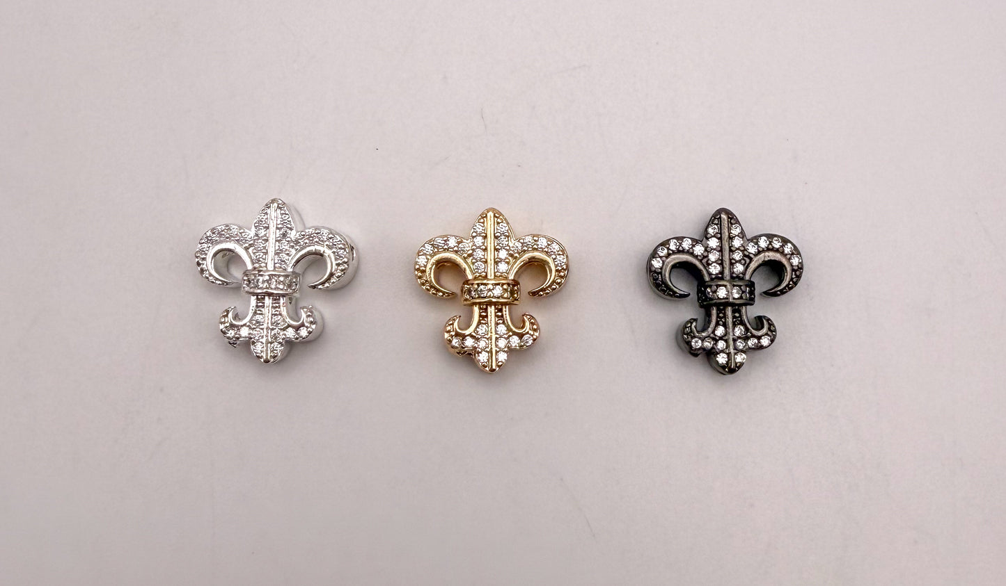 Royalty Emblem Metal Spacer Charm Beads