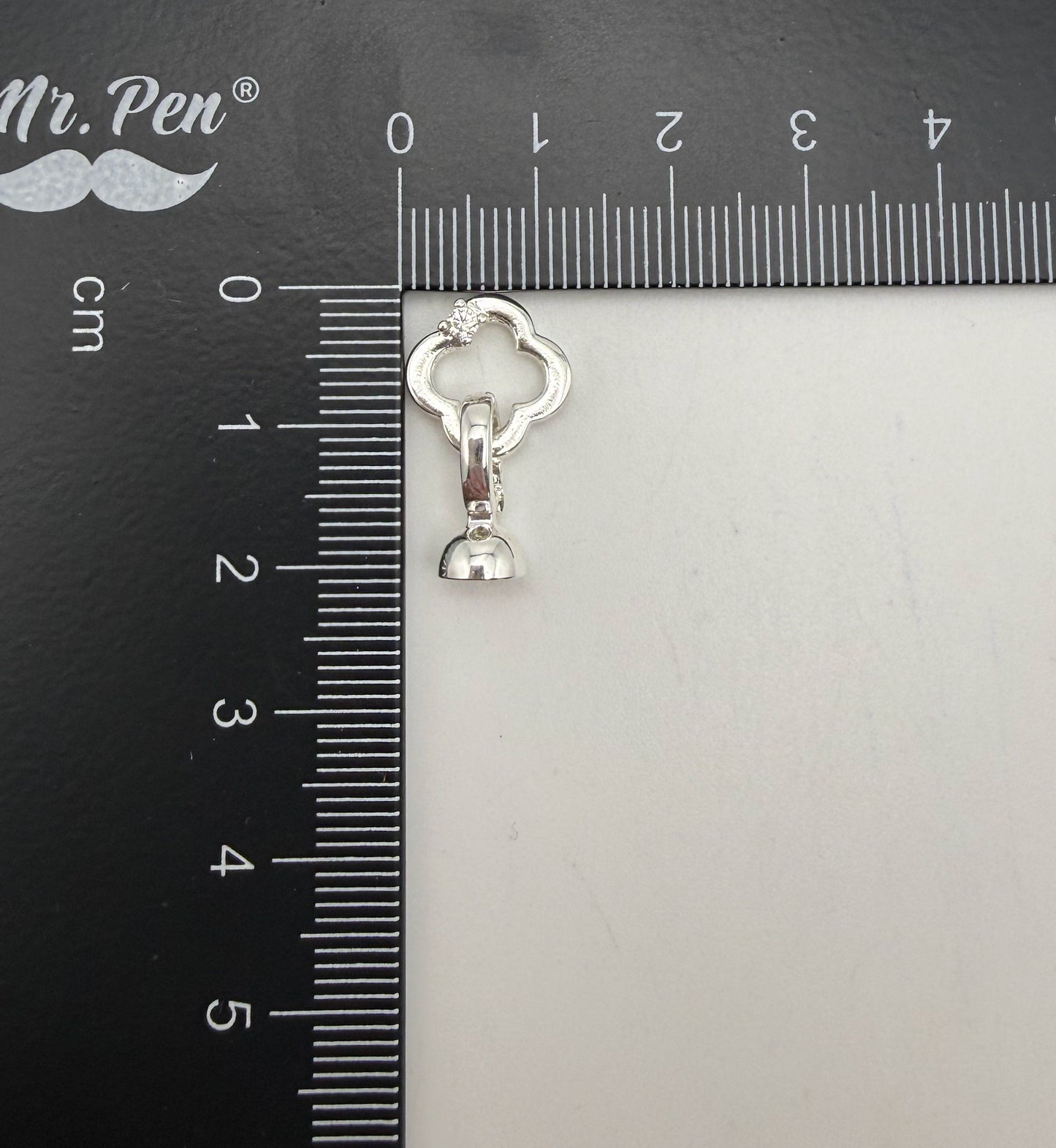 Clover Connector Clasp Gold or Silver