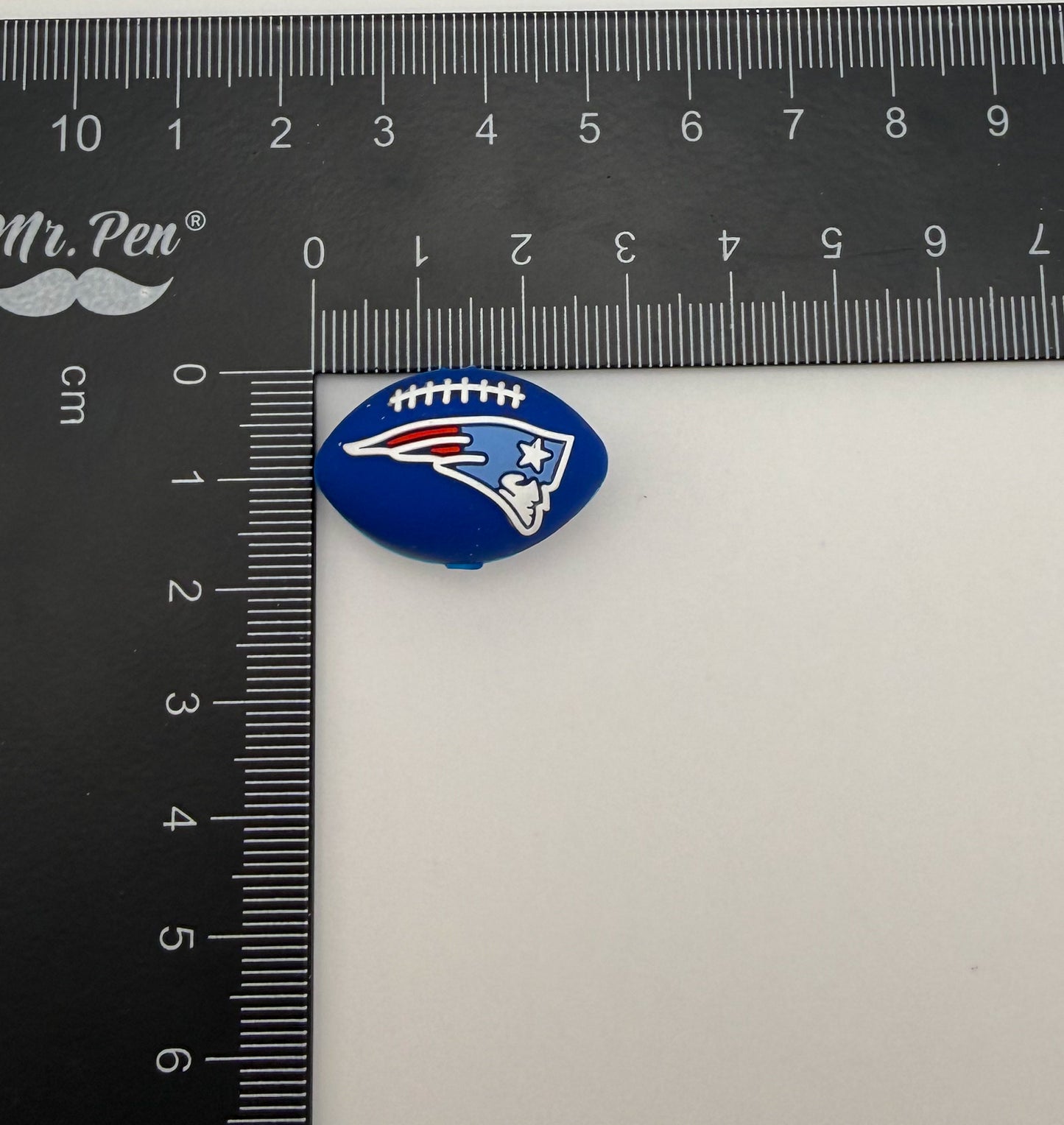 NFL’s Patriots & Chiefs Silicone Football DIY Pen Focal Beads