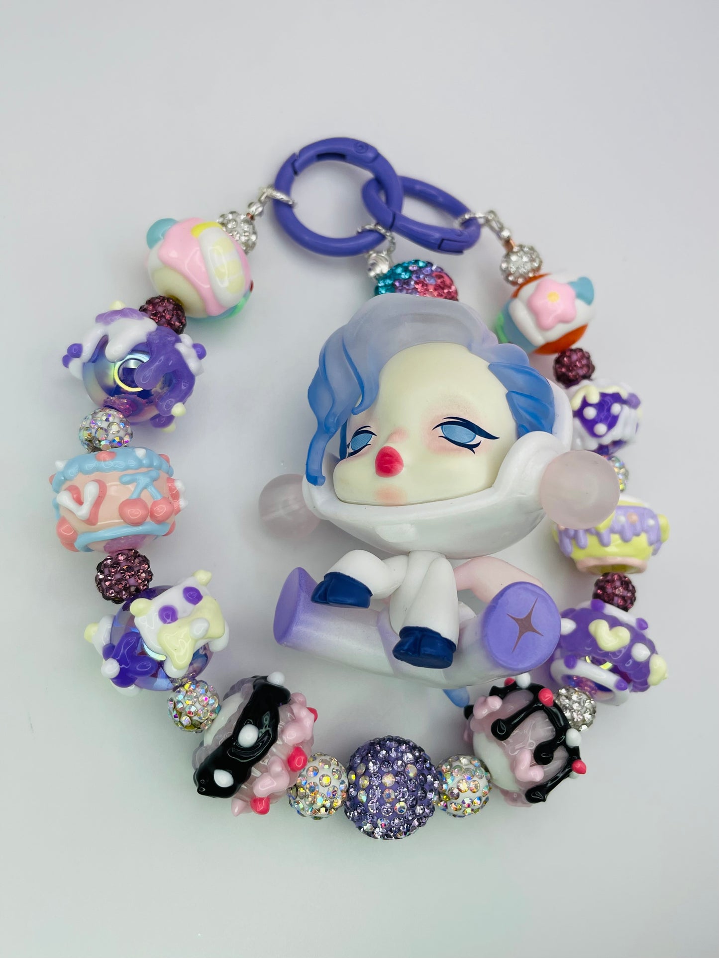 Pop Mart’s Skull Panda Unicorn Keychain Bag Charm