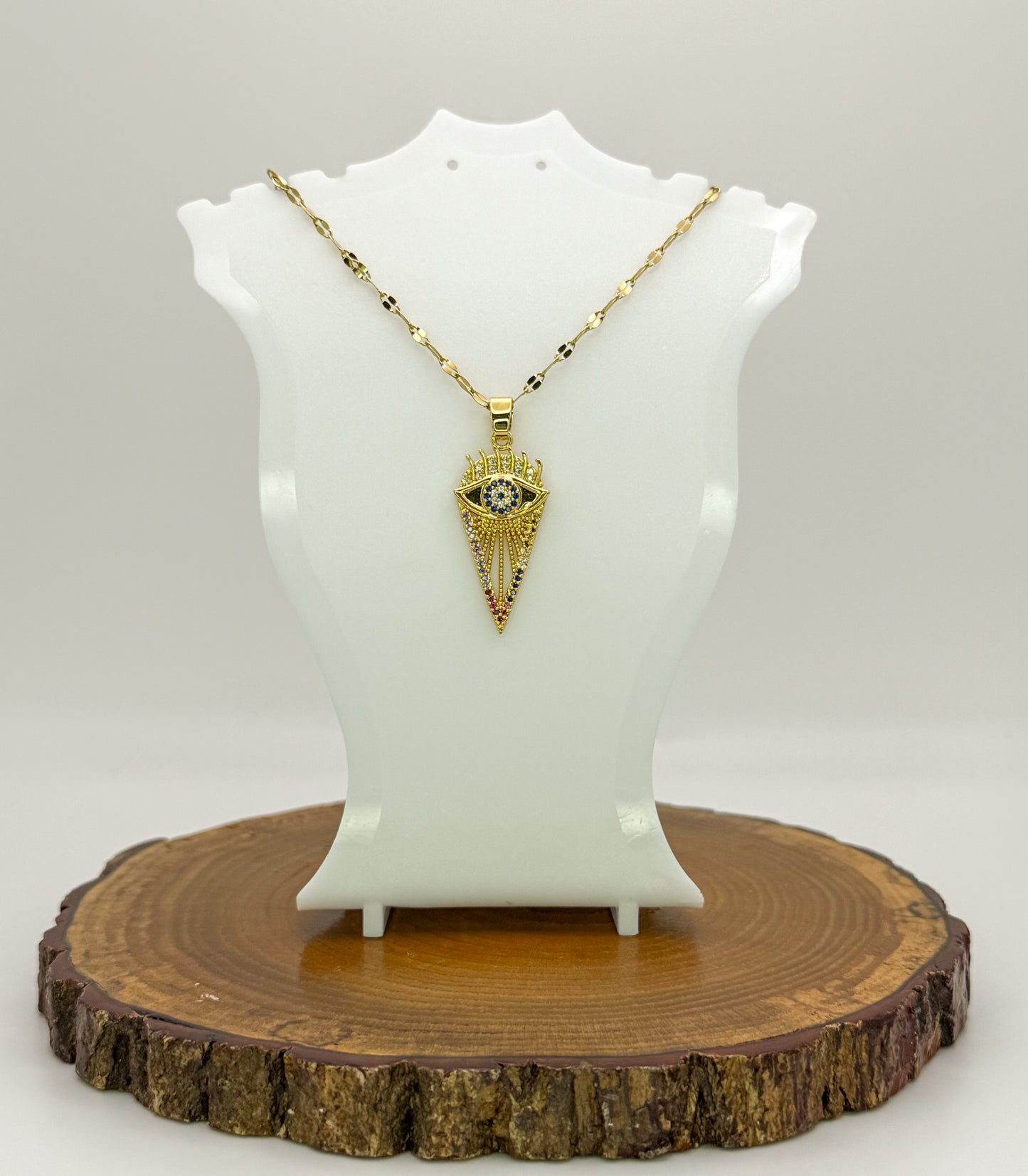 Arrows of Evil Eye Necklace