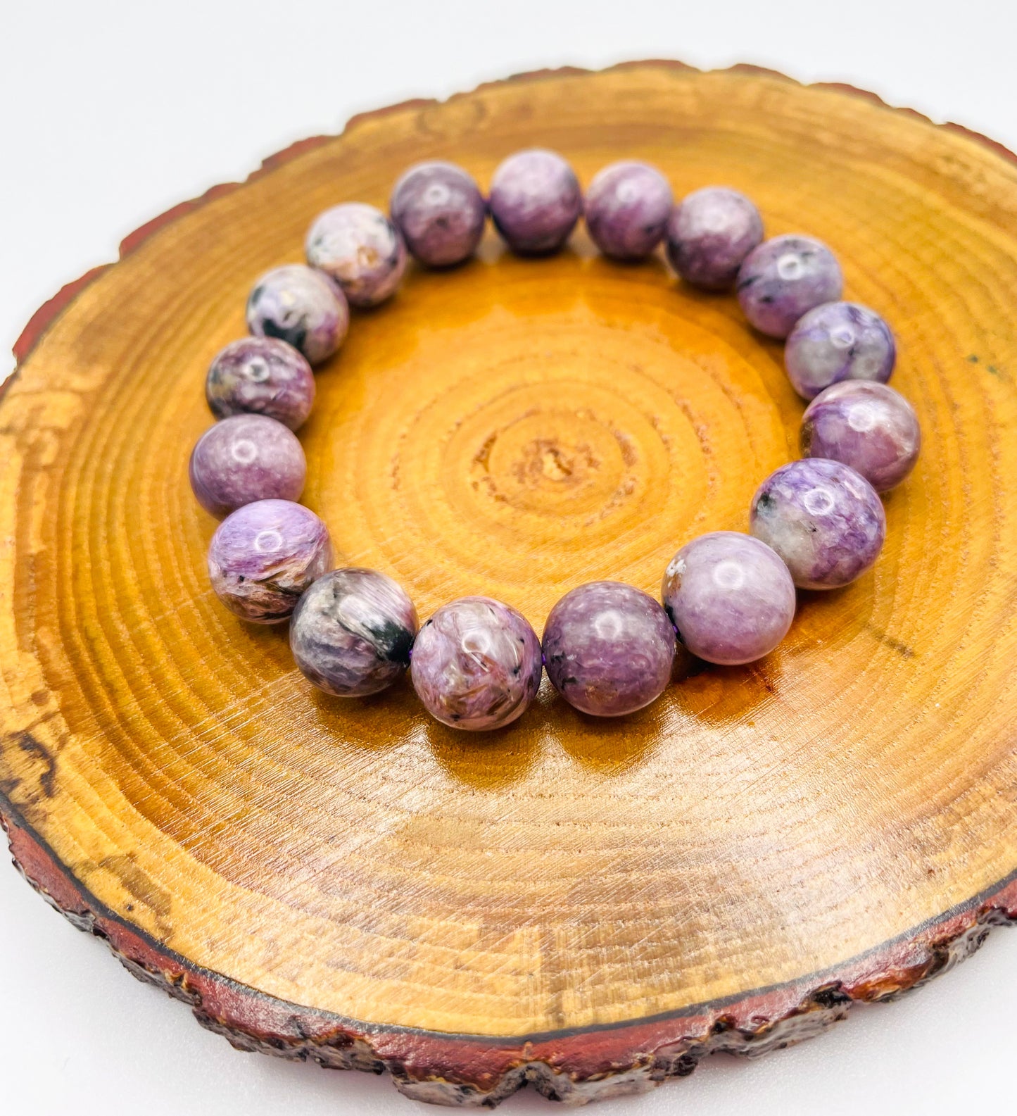 Natural Charoite Crystal Bracelet