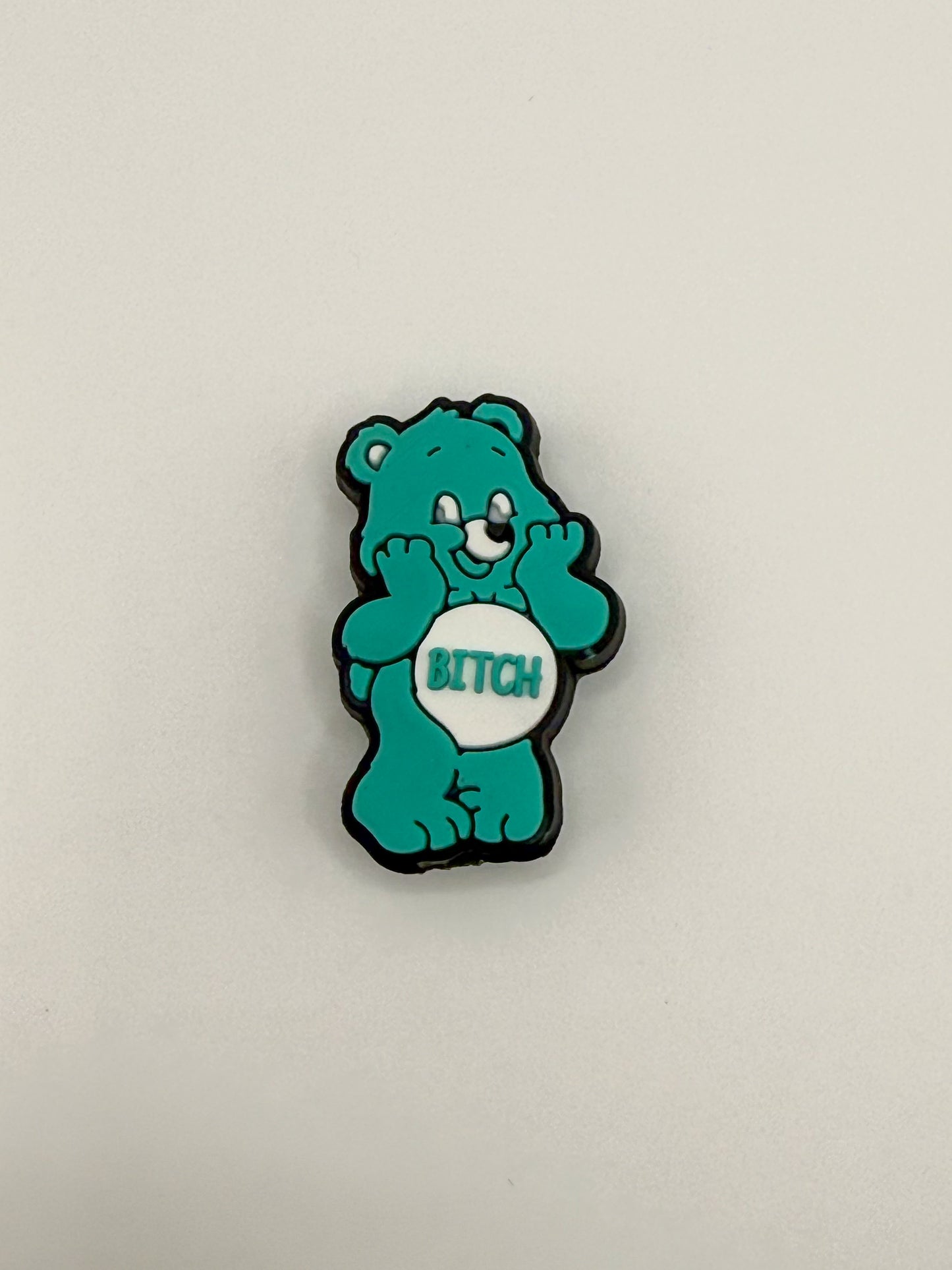 Naughty Care Bear Silicone DIY Focal Pen Charm Beads