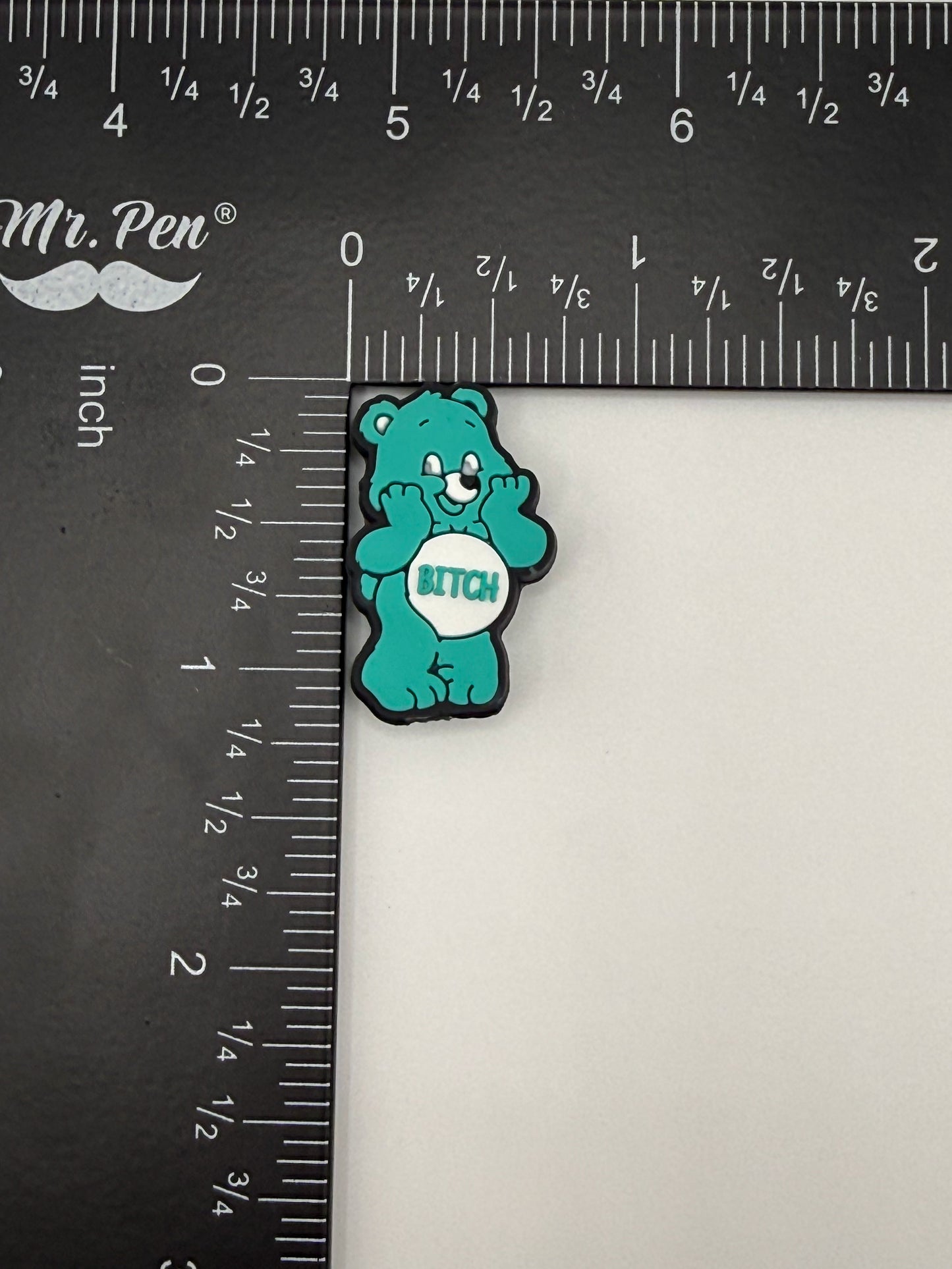 Naughty Care Bear Silicone DIY Focal Pen Charm Beads