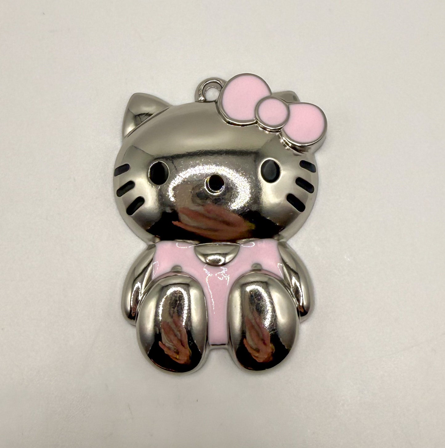 Metal Hello Kitty DIY Keychain Pendant Accessories