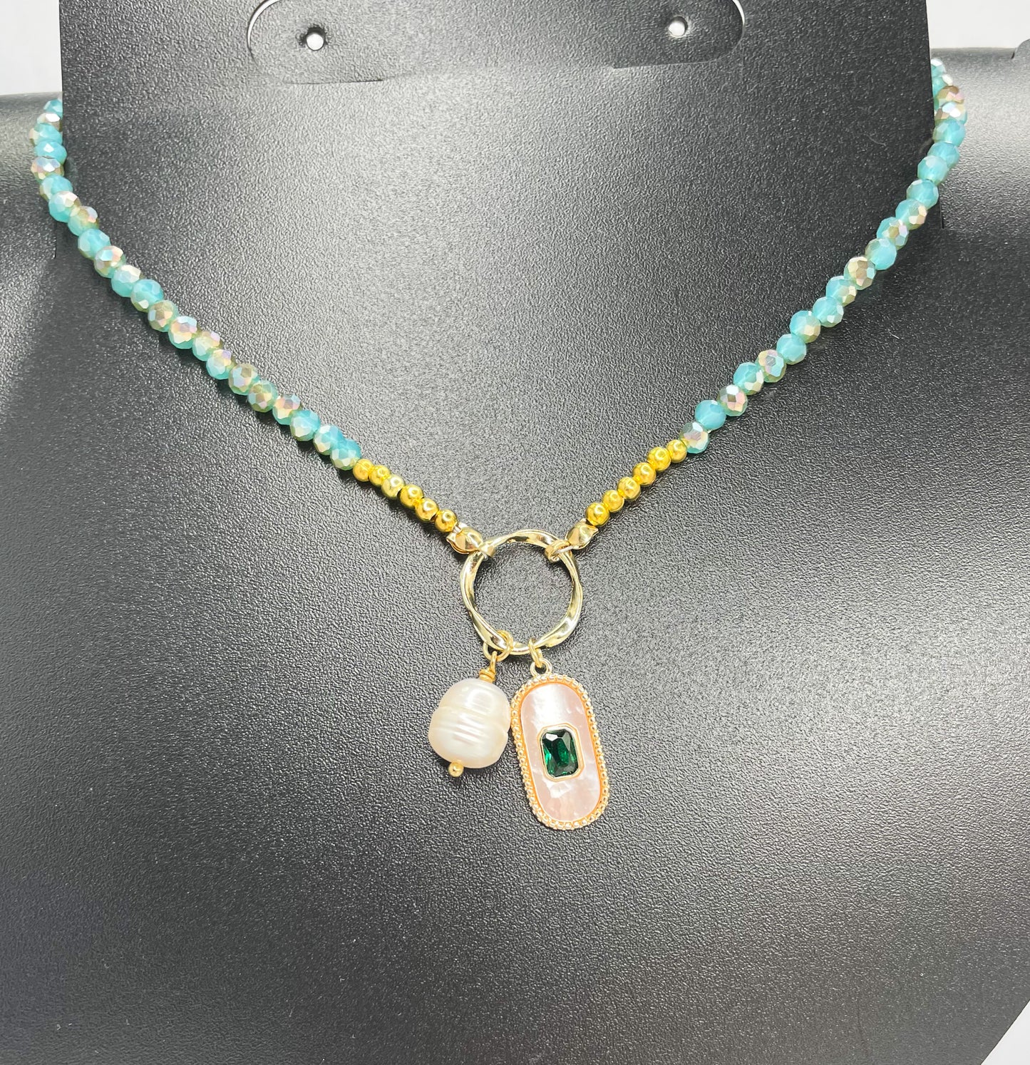 Gems of the Blue Sea Necklace