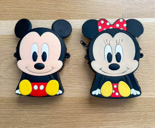 Silicone Boy & Girl Mouse Purse Bag