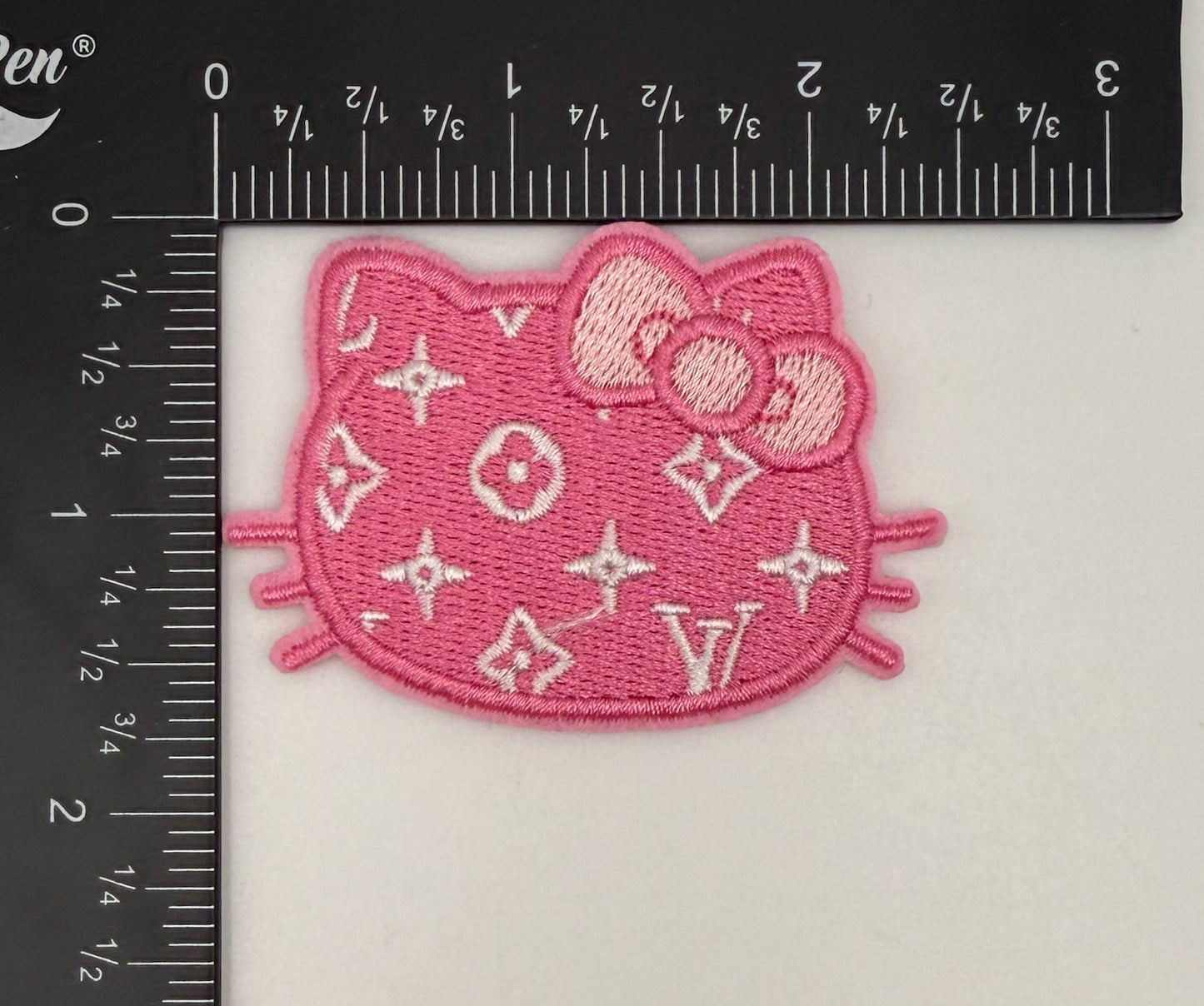 LV Designer DIY Glue Sew On Fabric Patches